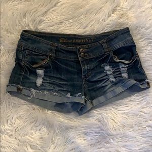 Denim shorts